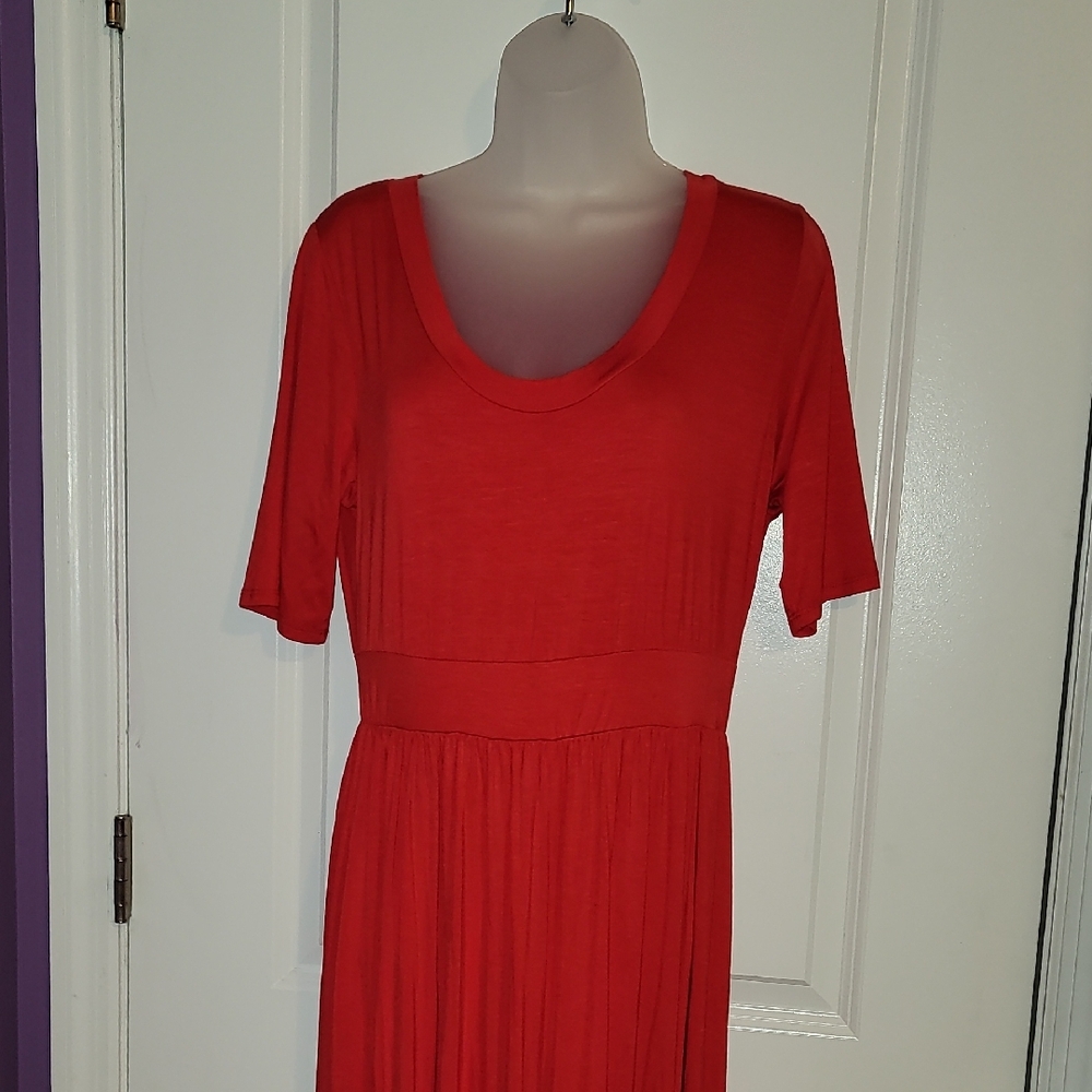 West Kei Vibrant Orange Wide Leg  Jumpsuit Sz: L - Picture 3 of 6